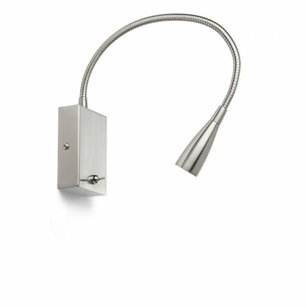 RENDL POINT nástěnná matný nikl 230V LED 3W 40° 3000K R11758