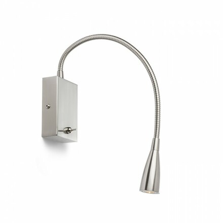 RENDL POINT nástěnná matný nikl 230V LED 3W 40° 3000K R11758