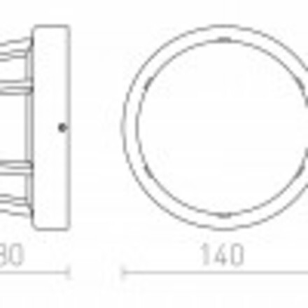 RENDL FAROS venkovní antracitová 230V LED 3W IP54 3000K R11963