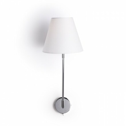 RENDL SILENCE nástěnná bílá chrom 230V E27 42W R11975