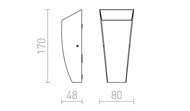 RENDL PIA nástěnná antracitová 230V LED 2x3W IP54 3000K R12010