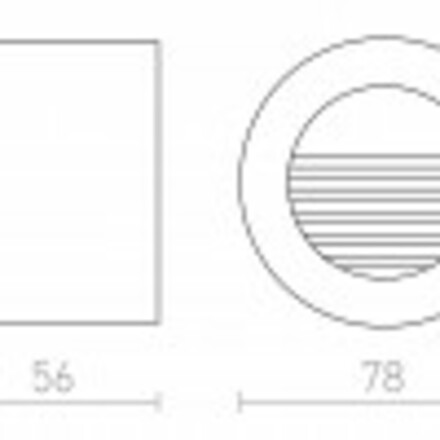 RENDL MARCO zápustná antracitová 230V LED 3W IP54 3000K R12030