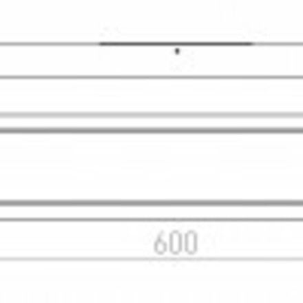 RENDL STRUCTURAL LED 60X15 přisazená bílá 230V LED 22W 3000K R12064