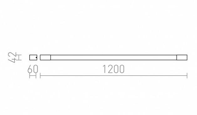 RENDL IMPERIA 120 nástěnná chrom 230V G5 28W IP44 R12219