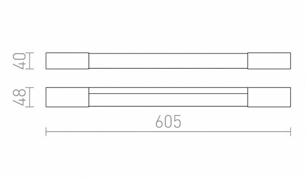 RENDL MIRANDA 60 nástěnná chrom 230V LED 8W IP44 3000K R12407