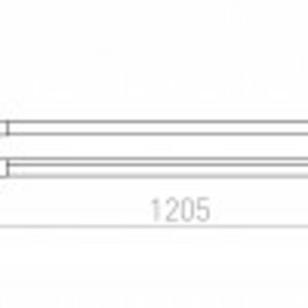 RENDL MIRANDA 120 nástěnná chrom 230V LED 14W IP44 3000K R12409