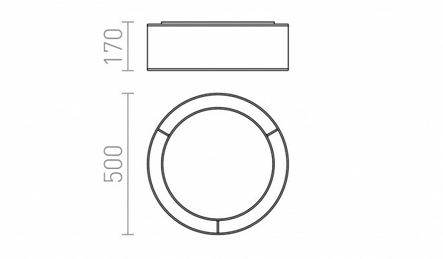 RENDL OTIS stropní bílá/bílá 230V E27 3x28W R12490