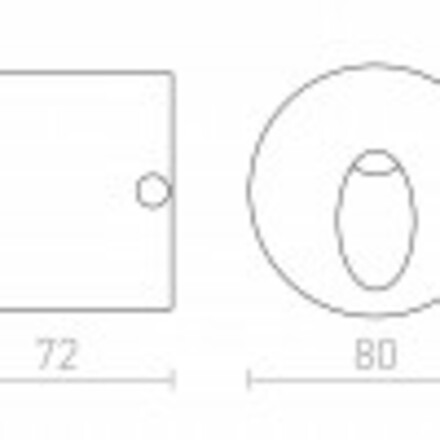 RENDL ELICA R zápustná česaný hliník 230V LED 3W IP54 3000K R12528