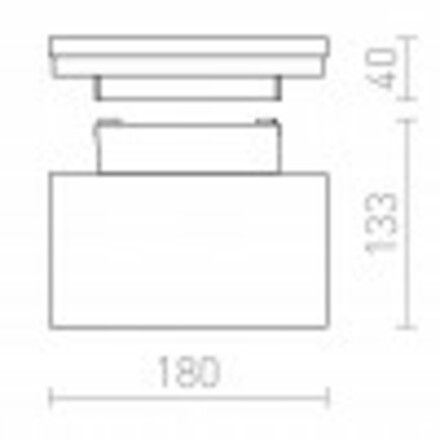 RENDL XYLO nástěnná antracitová 230V LED 8W IP54 3000K R12562