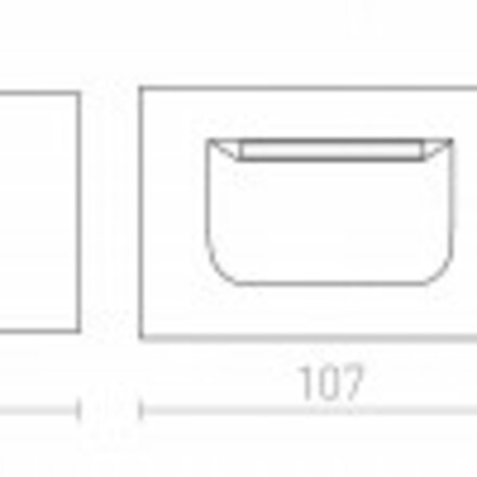 RENDL PER zápustná bílá 230V LED 3W IP54 3000K R12576