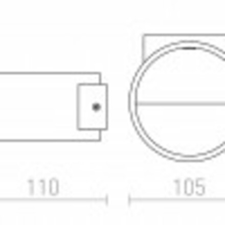 RENDL BIARITZ nástěnná bílá 230V LED 5W 3000K R12606