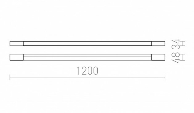 RENDL AMENITY 120 nástěnná chrom 230V LED 14W IP44 3000K R12641