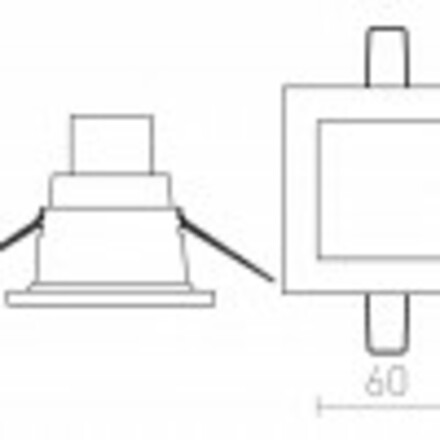 RENDL LEROY SQ bílá 12V GU5,3 35W IP44 R12660