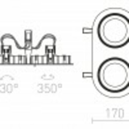 RENDL ZIZI II zápustná bílá 12V G53 50W R12696