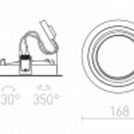 RENDL PASADENA G53 R I bílá 12V G53 50W R12697