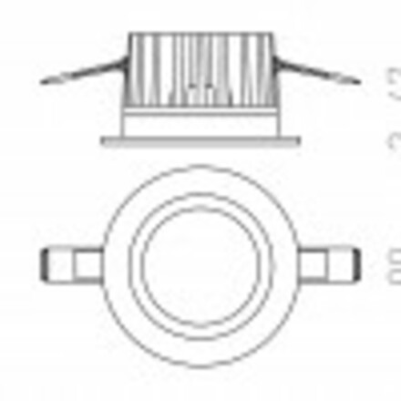 RENDL TOLEDO R bílá 230V LED 8W 60° IP44 3000K R12716