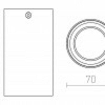 RENDL TUBA stropní matná bílá/zlatá 230V GU10 35W R12745