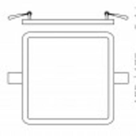 RENDL HUE SQ 17 zápustná chrom 230V LED 18W 3000K R12782