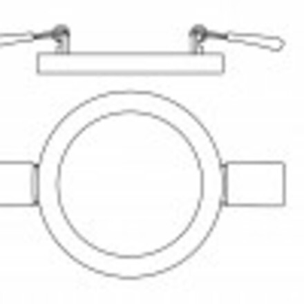 RENDL HUE R 9 DIMM zápustná bílá 230V LED 6W 3000K R13127