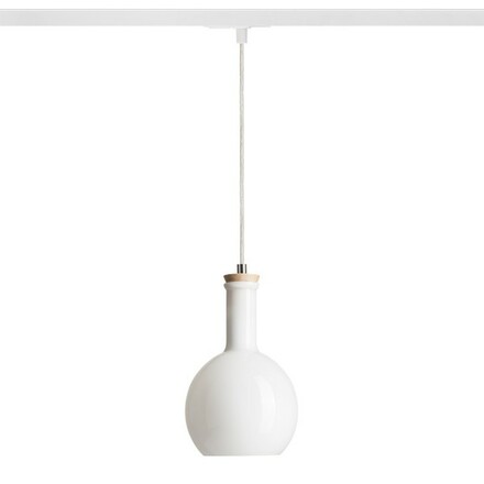 RENDL PULIRE RD pro jednookr. lištu opálové sklo/dřevo 230V E14 28W R13210