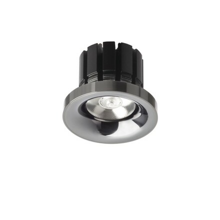 RENDL SHARM PLUS zápustná černý chrom 230V LED 10W 24° 3000K R13234