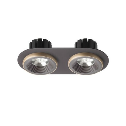 RENDL SHARM R II zápustná hnědá/perleťová zlatá 230V LED 2x10W 24° 3000K R13242