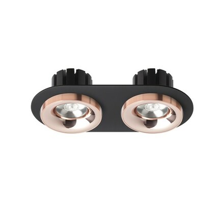 RENDL SHARM R II zápustná černá měď/měď 230V LED 2x10W 24° 3000K R13243