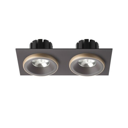 RENDL SHARM SQ II zápustná hnědá/perleťová zlatá 230V LED 2x10W 24° 3000K R13257