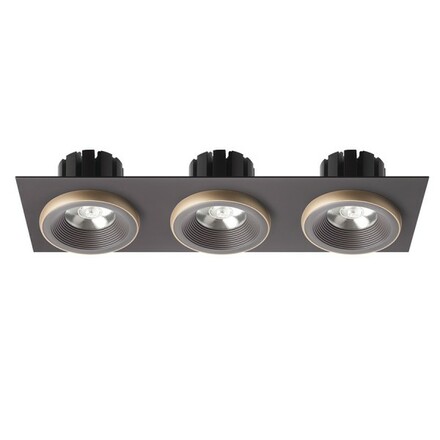 RENDL SHARM SQ III zápustná hnědá/perleťová zlatá 230V LED 3x10W 24° 3000K R13262