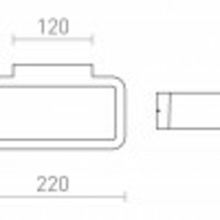 RENDL TAPA nástěnná bílá 230V LED 6W IP54 3000K R13562