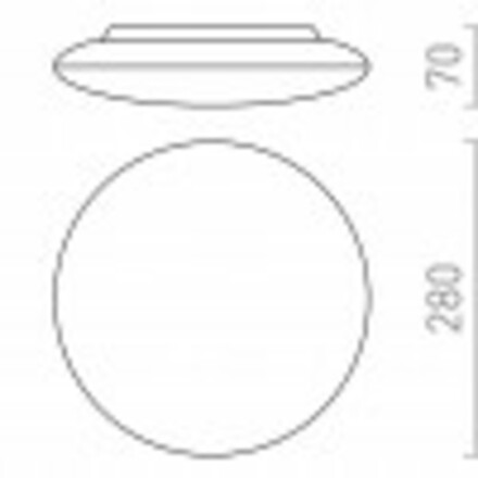 RENDL SASSARI stropní bílá polykarbonát/plast 230V LED 24W IP65 3000K R13642