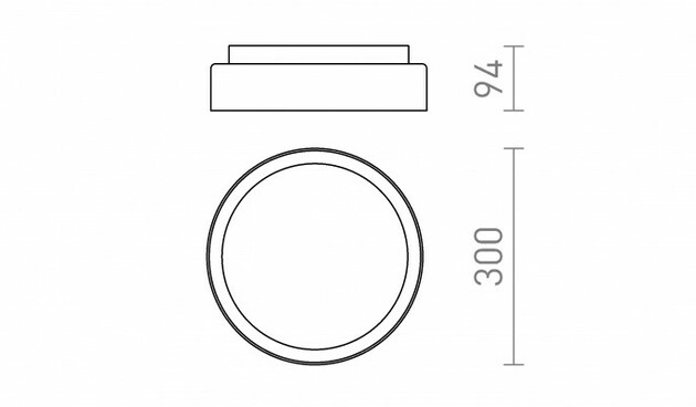 RENDL VENICE LED 30 stropní čiré sklo/opálové sklo/chrom 230V LED 12W IP44 3000K R13685