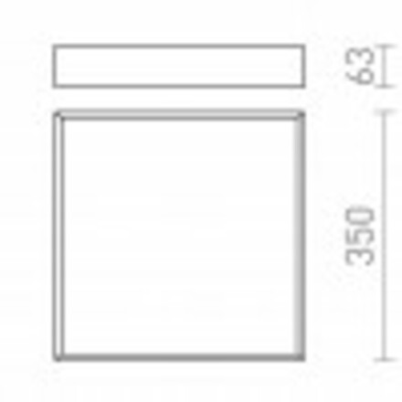 RENDL MERANO LED 35 stropní chrom/matný akryl 230V LED 24W IP44 3000K R13698