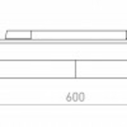 RENDL FLATLINE 60 pro tříokr. lištu bílá 230V LED 20W 90° 3000K R13731