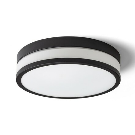 RENDL CIRA LED 35 stropní opálové sklo/černá 230V LED 24W IP44 3000K R13754