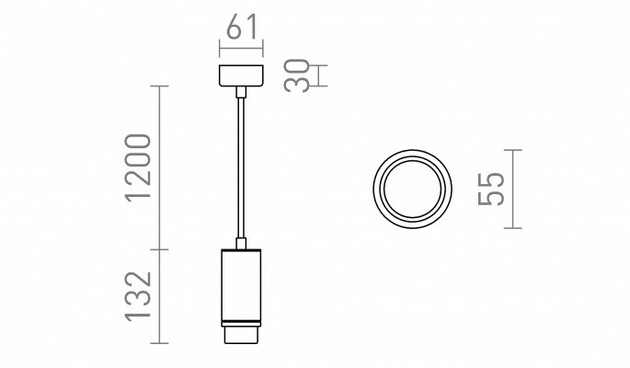 RENDL OPTIMUS závěsná bílá 230V LED GU10 9W 10 50° R13777