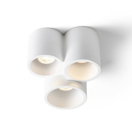 RENDL GINA III stropní sádrová 230V LED GU10 3x5W R13789