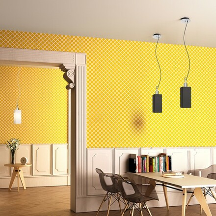 RENDL LIZ NEW závěsná černá chrom 230V E27 28W R13823