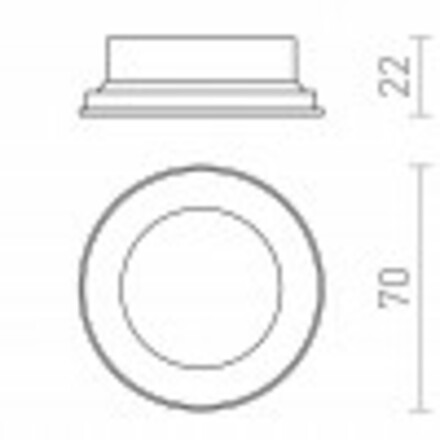 RENDL DARIO dekorativní kroužek bílá  R13876