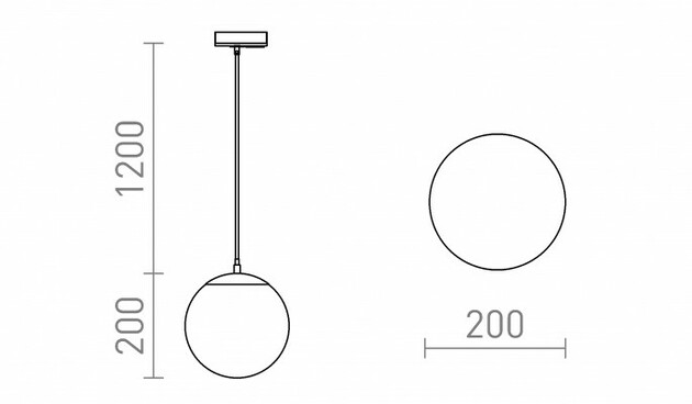 RENDL LUNA 20 pro jednookr. lištu opálové sklo/chrom 230V E27 15W R13964