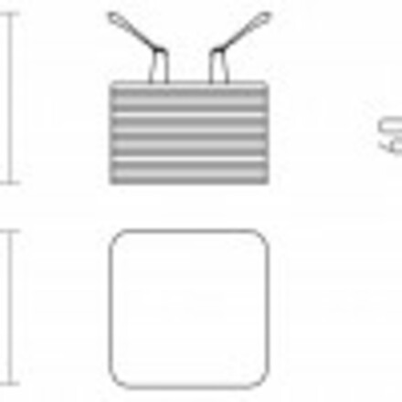 RENDL MARENGA SQR3 60 zápustná bílá Eco PLA 230V LED 6W 3000K R14017