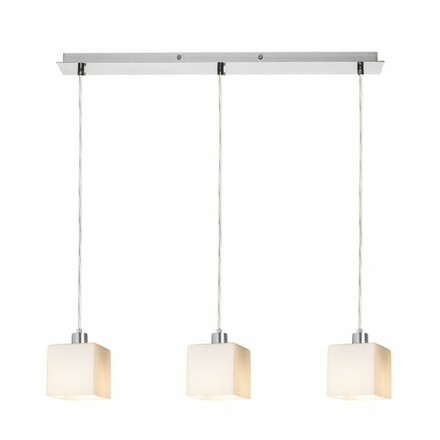RENDL DADOS III 60 závěsná opálové sklo/chrom 230V E27 3x11W R14020