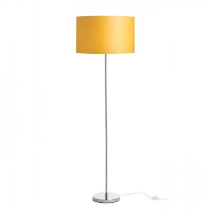 RENDL NYC/RON 40/25 stojanová Monaco holubí šeď/stříbrné PVC/chrom 230V E27 11W R14082