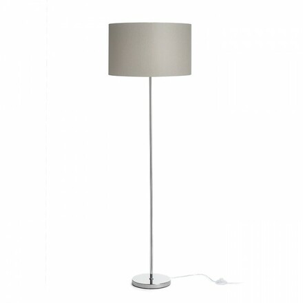 RENDL NYC/RON 40/25 stojanová Monaco holubí šeď/stříbrné PVC/chrom 230V E27 11W R14082