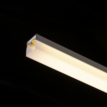 RENDL LED PROFILE H přisazený 1m bílá matný akryl/hliník  R14089