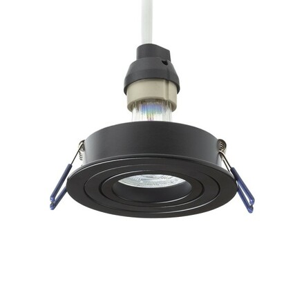RENDL PASADENA GU10 R zápustná černá 230V GU10 7W R14103