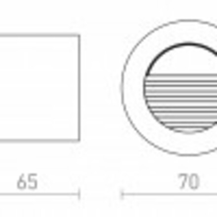 RENDL MARCO 70 zápustné svítidlo bílá 230V LED 3W IP65 3000K R14142