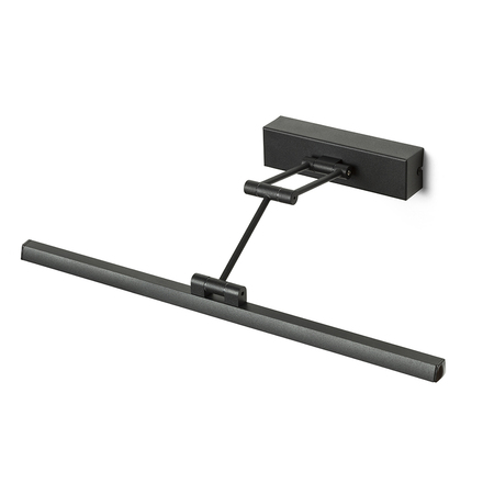 RENDL FRIDA LED nástěnná lampa, nad obraz matná černá R14149