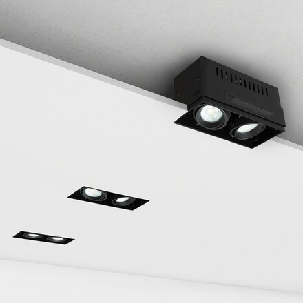 RENDL ELECTRA II GU10 frameless černá 230V GU10 8W R14168
