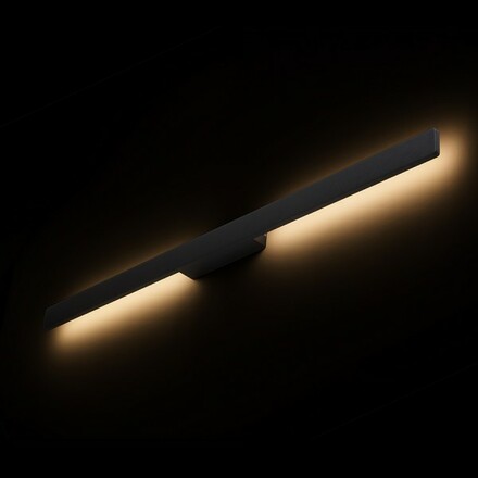 RENDL BONAREA 104 nástěnné svítidlo černá satinovaný akryl 230V LED 18W 120° IP54 3000K R14192